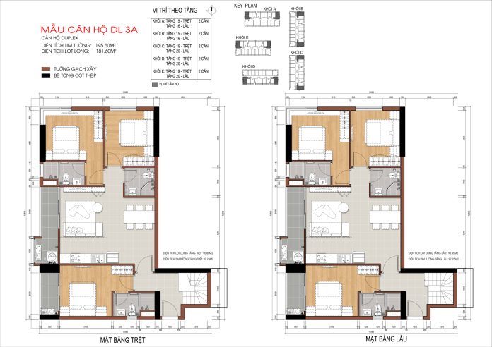 Mẫu căn hộ Duplex Mẫu căn hộ Duplex